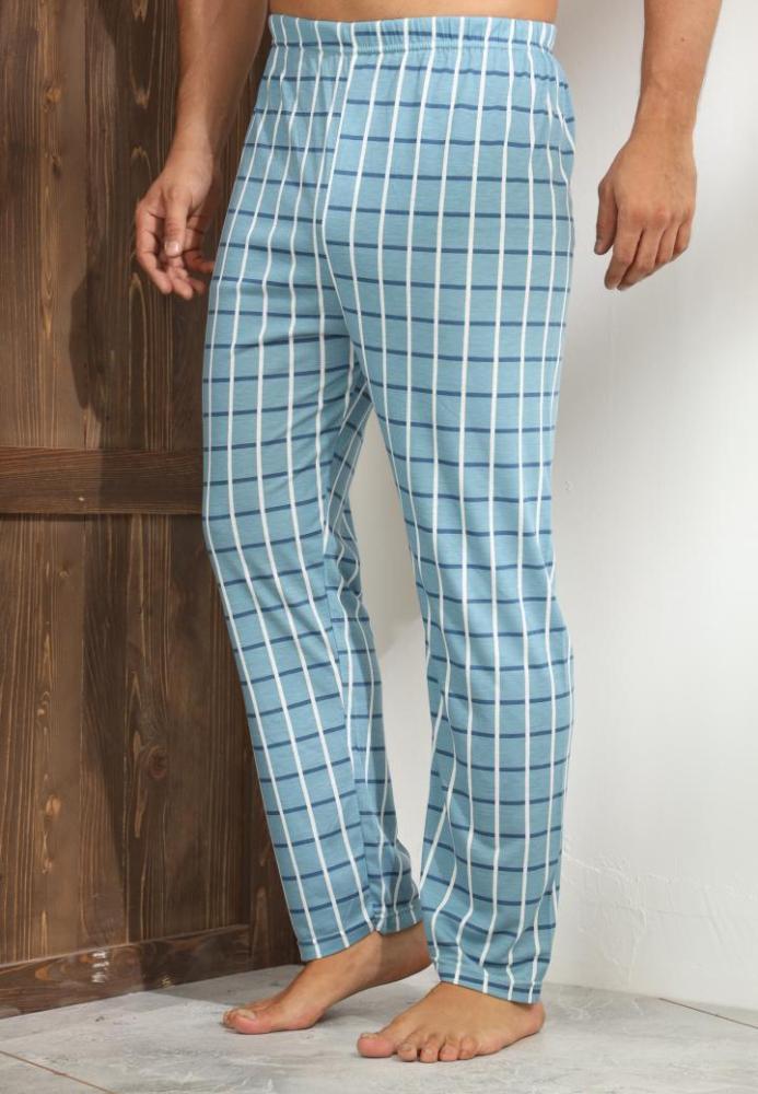 Pantaloni de Pijama ,Big Size ,Barbati,Culoare Turcoaz,Engros